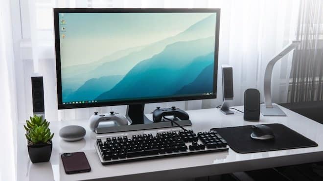 black computer keyboard beside silver imac. Desktop Deals You Can’t Miss – Huge Savings on Top PCs!
