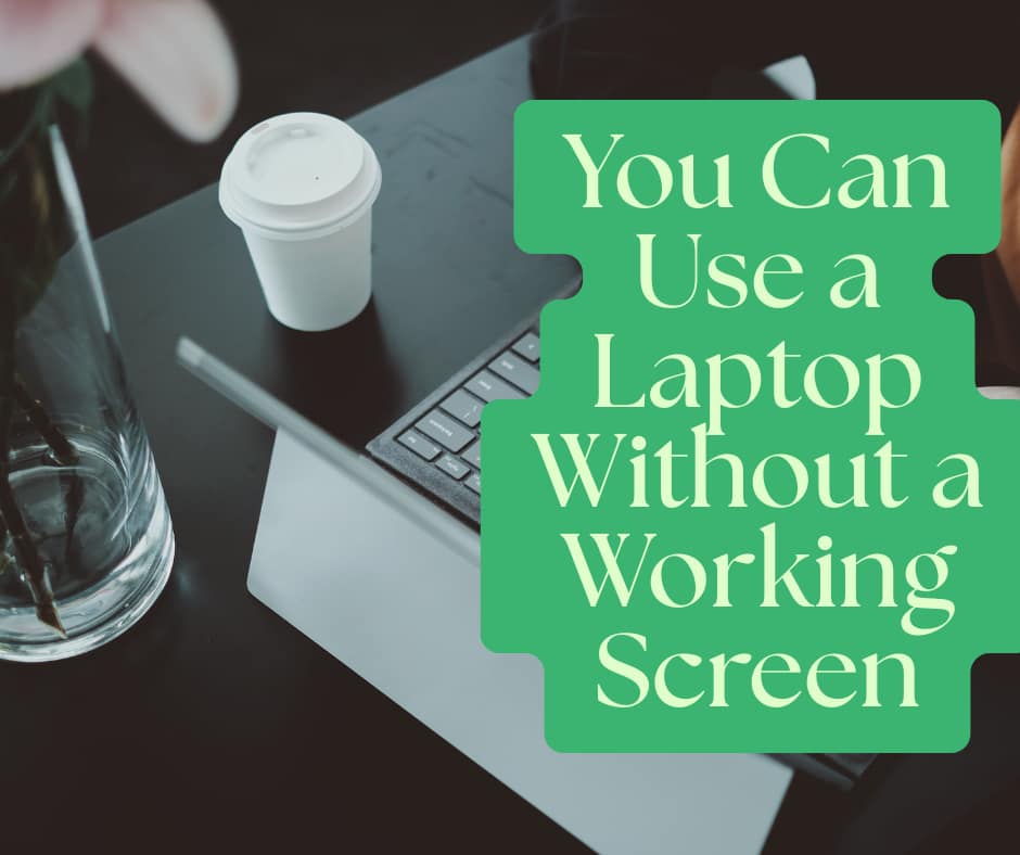 broken laptop screen